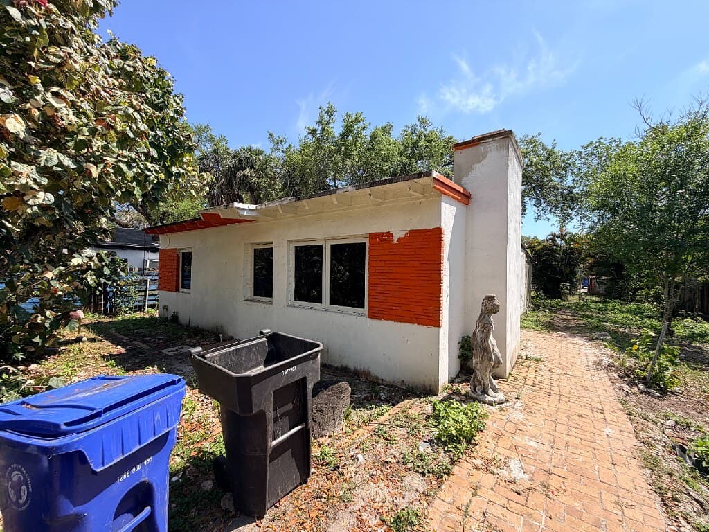 Shady Banks Fort Lauderdale home after cleanup, rehab in progress