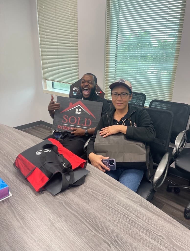 South Florida sellers celebrating a cash home closing with Agility Equity